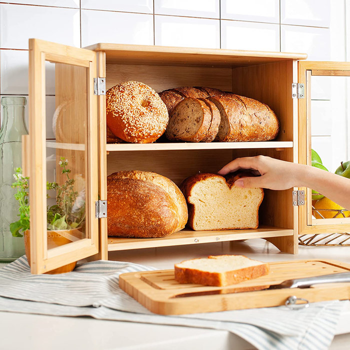 Foundry Select Renelsa Bamboo Bread Box & Reviews Wayfair